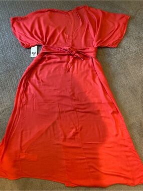 Billabong long red dress